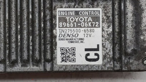 2012-2014 Toyota Camry PCM Engine Control Computer ECU ECM PCU OEM P/N:89661-06K70 89661-06K73 Fits Fits 2012 2013 2014 OEM Used Auto Parts - Oemusedautoparts1.com 