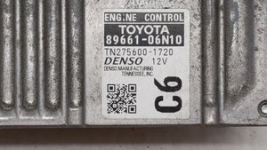 2015 Toyota Camry PCM Engine Control Computer ECU ECM PCU OEM P/N:89661-06N10 Fits OEM Used Auto Parts - Oemusedautoparts1.com 