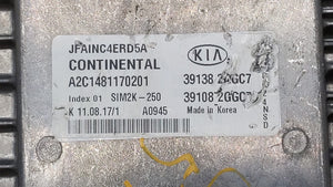 2016-2018 Kia Optima PCM Engine Control Computer ECU ECM PCU OEM P/N:39138-2GGD0 39108-2GGD0, 39138-2GGD1 Fits Fits 2016 2017 2018 OEM Used Auto Parts - Oemusedautoparts1.com 