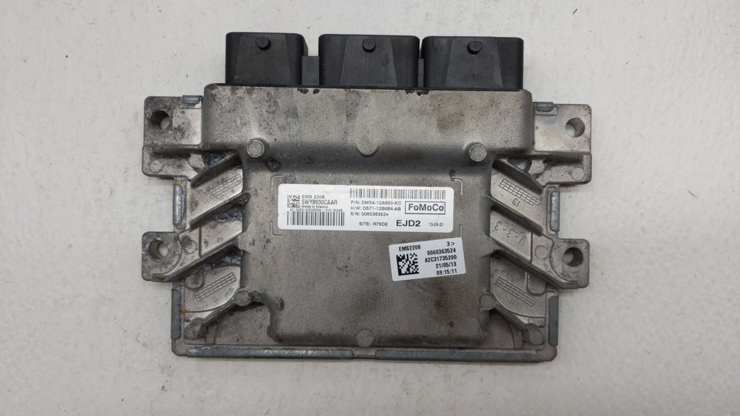 2013 Ford C-Max PCM Engine Control Computer ECU ECM PCU OEM P/N:DM5A-12A650-KC Fits OEM Used Auto Parts - Oemusedautoparts1.com 