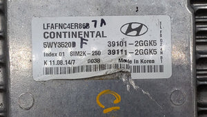 2015-2017 Hyundai Sonata Motor Computadora Ecu Pcm Ecm Pcu OEM 252999