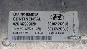 2018-2019 Hyundai Sonata PCM Engine Control Computer ECU ECM PCU OEM P/N:39102-2GGJ0 39112-2GGJ0, 39102-2GGK0 Fits Fits 2018 2019 OEM Used Auto Parts - Oemusedautoparts1.com 