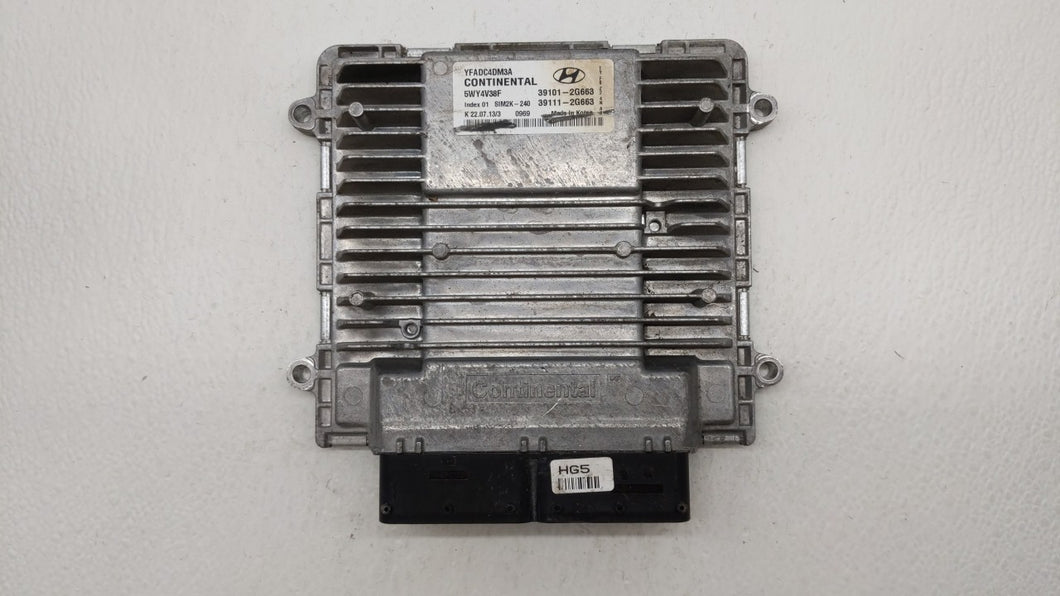 2011-2014 Hyundai Sonata Motor Computadora Ecu Pcm Ecm Pcu OEM 253220