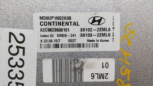 2014-2016 Hyundai Elantra PCM Engine Control Computer ECU ECM PCU OEM P/N:39103-2EML6 39102-2EML6 Fits Fits 2014 2015 2016 OEM Used Auto Parts