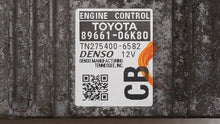 2012-2014 Toyota Camry PCM Engine Control Computer ECU ECM PCU OEM P/N:89661-06K63 89661-06K84 Fits Fits 2012 2013 2014 OEM Used Auto Parts - Oemusedautoparts1.com 