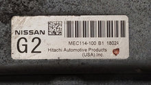 2011-2013 Nissan Altima PCM Engine Control Computer ECU ECM PCU OEM P/N:MEC114-105 MEC114-080 B2 Fits Fits 2011 2012 2013 OEM Used Auto Parts - Oemusedautoparts1.com 