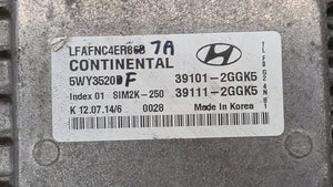 2015-2017 Hyundai Sonata PCM Engine Control Computer ECU ECM PCU OEM P/N:39101-2GGK5 39101-2GGK6 Fits Fits 2015 2016 2017 OEM Used Auto Parts