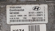 2011-2014 Hyundai Sonata PCM Engine Control Computer ECU ECM PCU OEM P/N:39101-2G673 39101-2G671 Fits Fits 2011 2012 2013 2014 OEM Used Auto Parts