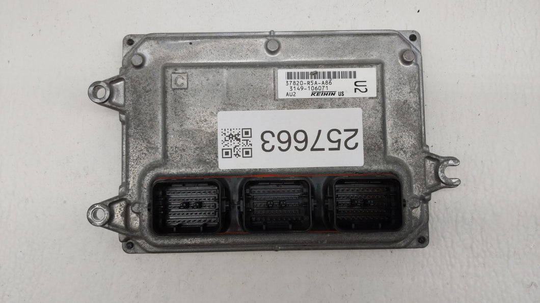 2012-2014 Honda Cr-V PCM Engine Control Computer ECU ECM PCU OEM P/N:37820-R5A-A86 37820-R5A-A85 Fits Fits 2012 2013 2014 OEM Used Auto Parts - Oemusedautoparts1.com 