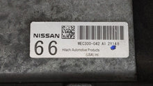 2013 Nissan Altima PCM Engine Control Computer ECU ECM PCU OEM P/N:MEC300-041 A1 MEC300-042 A1, NEC007-070 Fits Fits 2014 OEM Used Auto Parts