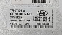 2011-2015 Hyundai Sonata PCM Engine Control Computer ECU ECM PCU OEM P/N:39155-2G916 39105-2G916 Fits OEM Used Auto Parts - Oemusedautoparts1.com 