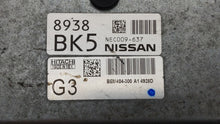 2013-2015 Nissan Sentra PCM Engine Control Computer ECU ECM PCU OEM P/N:BEM404-300 A1 NEC001-666 Fits Fits 2013 2014 2015 OEM Used Auto Parts - Oemusedautoparts1.com 