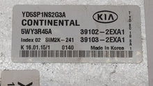 2015 Kia Forte PCM Engine Control Computer ECU ECM PCU OEM P/N:39103-2EXA1 39102-2EXA1, 39102-2EXA5 Fits OEM Used Auto Parts - Oemusedautoparts1.com 