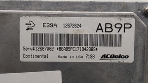 2017 Gmc Acadia PCM Engine Control Computer ECU ECM PCU OEM P/N:12666068 12667002, 12666070, 12667189 Fits Fits 2018 2019 OEM Used Auto Parts - Oemusedautoparts1.com 