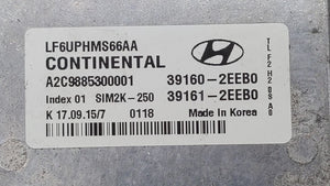 2016-2017 Hyundai Sonata PCM Engine Control Computer ECU ECM PCU OEM P/N:39160-2EEB1 39161-2EEB1, 39160-2EEB0 Fits Fits 2016 2017 OEM Used Auto Parts