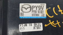 2017 Mazda 6 PCM Engine Control Computer ECU ECM PCU OEM P/N:PY9V 18 881 PY9W 18 881, PY9W 18 881A, PYAV 18 8K2B Fits OEM Used Auto Parts