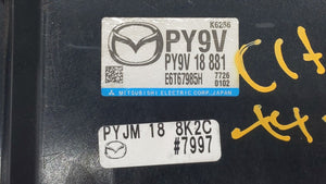 2017 Mazda 6 PCM Engine Control Computer ECU ECM PCU OEM P/N:PY9V 18 881 PY9W 18 881, PY9W 18 881A, PYAV 18 8K2B Fits OEM Used Auto Parts