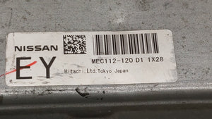 2012 Nissan Rogue PCM Engine Control Computer ECU ECM PCU OEM P/N:MEC112-120 D1 NEC000-643, NEC000-643, NEC000-643 Fits OEM Used Auto Parts - Oemusedautoparts1.com 