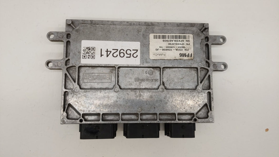 2015 Ford Fusion PCM Engine Control Computer ECU ECM PCU OEM P/N:ES7A-12A650-GG GS7A-12A650-XB, ES7A-12A650-GF Fits Fits 2014 2016 OEM Used Auto Parts - Oemusedautoparts1.com 