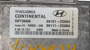 2011-2014 Hyundai Sonata PCM Engine Control Computer ECU ECM PCU OEM P/N:39101-2G673 39101-2G671 Fits Fits 2011 2012 2013 2014 OEM Used Auto Parts