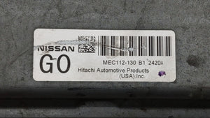 2011-2013 Nissan Altima PCM Engine Control Computer ECU ECM PCU OEM P/N:MEC114-100 MEC112-130 B1 Fits Fits 2011 2012 2013 OEM Used Auto Parts - Oemusedautoparts1.com