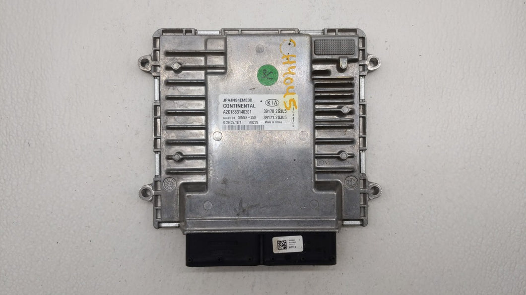 2019 Kia Optima PCM Engine Control Computer ECU ECM PCU OEM P/N:39171-2GJL5 39199-2G028 Fits OEM Used Auto Parts - Oemusedautoparts1.com