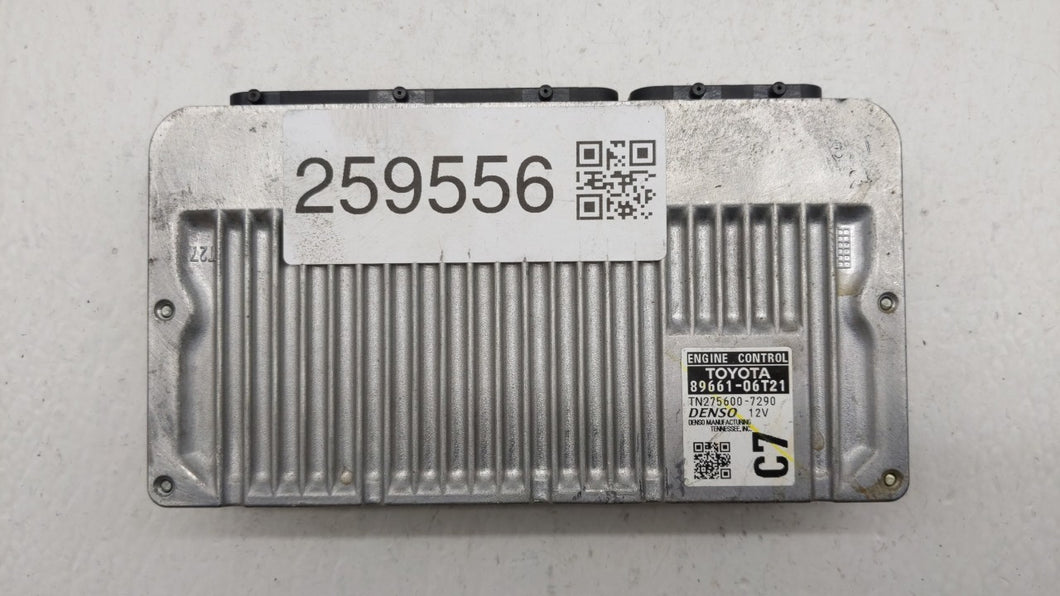 2016-2017 Toyota Camry PCM Engine Control Computer ECU ECM PCU OEM P/N:89661-06T21 89661-06T22 Fits Fits 2016 2017 OEM Used Auto Parts - Oemusedautoparts1.com