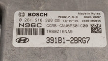 2015-2017 Hyundai Accent PCM Engine Control Computer ECU ECM PCU OEM P/N:391B1-2BRG7 39110-2BRG7 Fits Fits 2015 2016 2017 OEM Used Auto Parts - Oemusedautoparts1.com