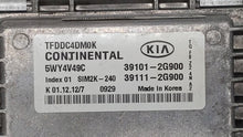 2011-2013 Kia Optima PCM Engine Control Computer ECU ECM PCU OEM P/N:39101-2G901 39101-2G864, 39111-2G864 Fits Fits 2011 2012 2013 OEM Used Auto Parts - Oemusedautoparts1.com