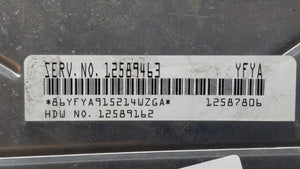 2003-2007 Chevrolet Silverado 1500 PCM Engine Control Computer ECU ECM PCU OEM P/N:12586242 89017750 Fits OEM Used Auto Parts - Oemusedautoparts1.com