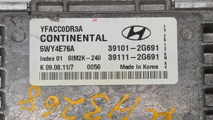 2011-2014 Hyundai Sonata PCM Engine Control Computer ECU ECM PCU OEM P/N:39101-2G692 39111-2G690 Fits Fits 2011 2012 2013 2014 OEM Used Auto Parts - Oemusedautoparts1.com