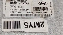 2015 Hyundai Elantra PCM Engine Control Computer ECU ECM PCU OEM P/N:39102-2EMY5 39103-2EMY5 Fits OEM Used Auto Parts - Oemusedautoparts1.com