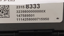 2018 Chevrolet Traverse Climate Control Module Temperature AC/Heater Replacement P/N:23158333 23251326 Fits OEM Used Auto Parts