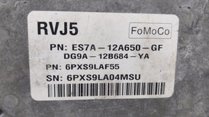 2014 Ford Fusion PCM Engine Control Computer ECU ECM PCU OEM P/N:ES7A-12A650-YA Fits OEM Used Auto Parts - Oemusedautoparts1.com