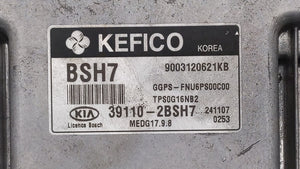 2015 Kia Soul PCM Engine Control Computer ECU ECM PCU OEM P/N:39110-2BSH7 Fits OEM Used Auto Parts - Oemusedautoparts1.com