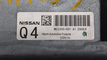 2013-2014 Nissan Altima PCM Engine Control Computer ECU ECM PCU OEM P/N:MEC300-040 D1 MEC300-001 A1 Fits Fits 2013 2014 OEM Used Auto Parts - Oemusedautoparts1.com