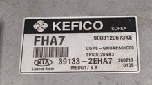 2016 Kia Soul PCM Engine Control Computer ECU ECM PCU OEM P/N:39131-2EHA7 39133-2EHA7 Fits OEM Used Auto Parts - Oemusedautoparts1.com