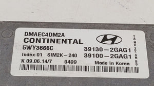 2014 Hyundai Santa Fe PCM Engine Control Computer ECU ECM PCU OEM P/N:39130-2GAG5 39130-2GAG1, 39100-2GAG1, 39130-2GAG2 Fits OEM Used Auto Parts