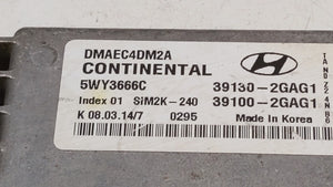 2014 Hyundai Santa Fe PCM Engine Control Computer ECU ECM PCU OEM P/N:39130-2GAG5 39130-2GAG1, 39100-2GAG1, 39130-2GAG2 Fits OEM Used Auto Parts