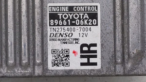 2012-2014 Toyota Camry PCM Engine Control Computer ECU ECM PCU OEM P/N:89661-06K20 89661-06K21 Fits Fits 2012 2013 2014 OEM Used Auto Parts - Oemusedautoparts1.com