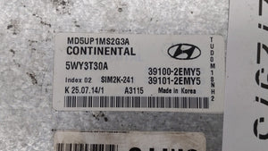 2014-2016 Hyundai Elantra PCM Engine Control Computer ECU ECM PCU OEM P/N:39102-2EML6 39103-2EML6 Fits Fits 2014 2015 2016 OEM Used Auto Parts - Oemusedautoparts1.com