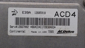 2017-2019 Chevrolet Impala PCM Engine Control Computer ECU ECM PCU OEM P/N:12666068 12667002, 12666070 Fits Fits 2017 2018 2019 OEM Used Auto Parts - Oemusedautoparts1.com