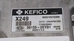 2016 Kia Forte PCM Engine Control Computer ECU ECM PCU OEM P/N:39133-2EYD1 39133-2EYB7 Fits OEM Used Auto Parts - Oemusedautoparts1.com