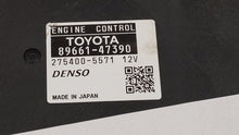 2011 Toyota Prius PCM Engine Control Computer ECU ECM PCU OEM P/N:89661-47390 89681-47211 Fits OEM Used Auto Parts - Oemusedautoparts1.com