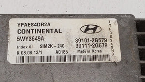 2011-2014 Hyundai Sonata PCM Engine Control Computer ECU ECM PCU OEM P/N:39111-2G676 39101-2G667 Fits Fits 2011 2012 2013 2014 OEM Used Auto Parts - Oemusedautoparts1.com