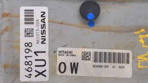 2015 Nissan Altima PCM Engine Control Computer ECU ECM PCU OEM P/N:BEM404-300 A1 NEC001-666, NEC013-028 Fits Fits 2013 2014 OEM Used Auto Parts - Oemusedautoparts1.com