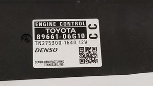 2008-2009 Toyota Camry PCM Engine Control Computer ECU ECM PCU OEM P/N:89661-06G40 89661-06G10, 89661-06G11 Fits Fits 2008 2009 OEM Used Auto Parts - Oemusedautoparts1.com