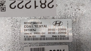 2011-2013 Hyundai Elantra PCM Engine Control Computer ECU ECM PCU OEM P/N:39102-2EMN2 39103-2EMN2 Fits Fits 2011 2012 2013 OEM Used Auto Parts - Oemusedautoparts1.com