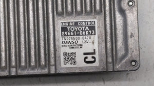 2012-2014 Toyota Camry PCM Engine Control Computer ECU ECM PCU OEM P/N:89661-06K70 89661-06K73 Fits Fits 2012 2013 2014 OEM Used Auto Parts - Oemusedautoparts1.com