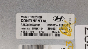 2014-2016 Hyundai Elantra PCM Engine Control Computer ECU ECM PCU OEM P/N:39102-2EML6 39103-2EML6 Fits Fits 2014 2015 2016 OEM Used Auto Parts - Oemusedautoparts1.com